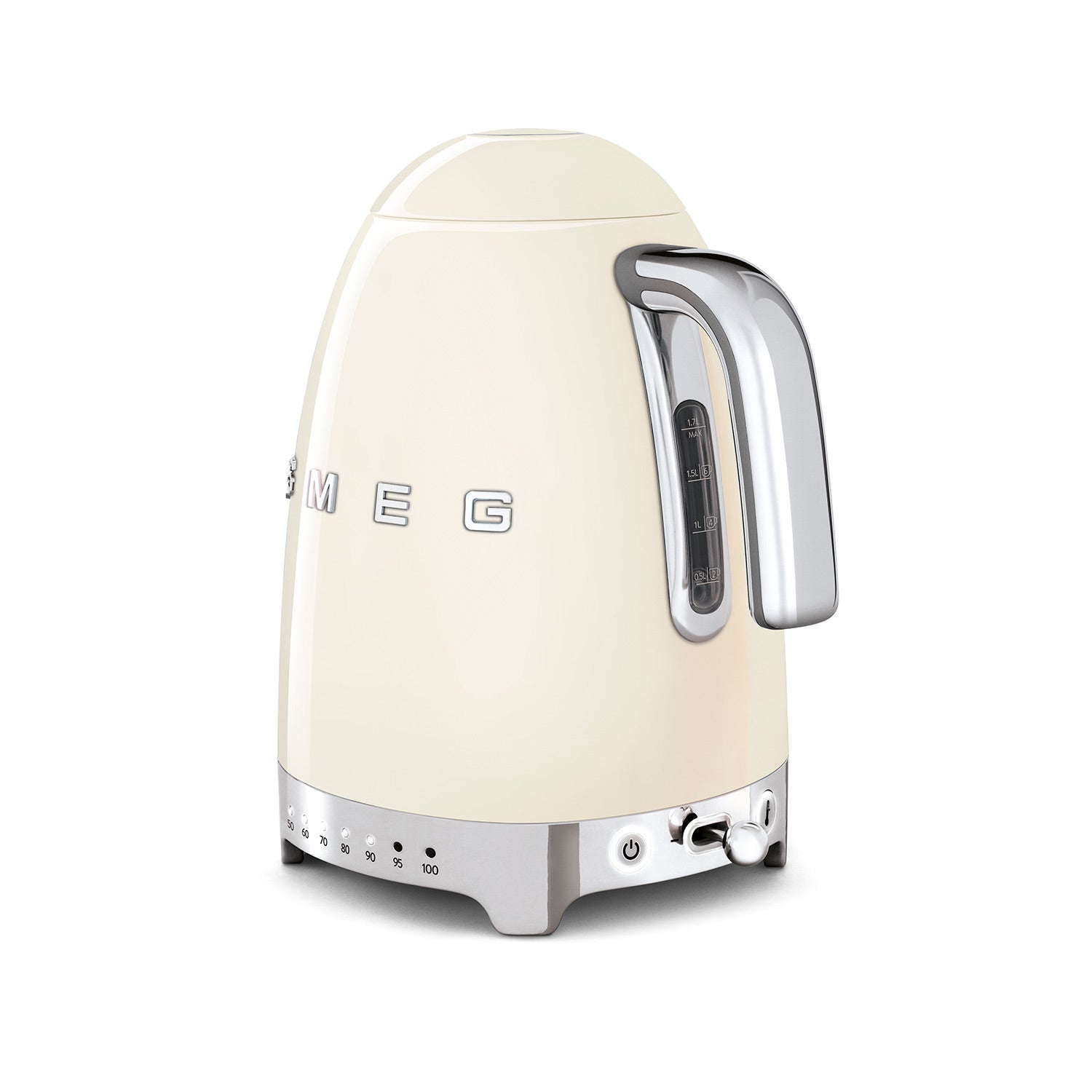 Smeg KLF04CRUK Retro Style 1.7L Jug Kettle in Cream Kettles Smeg