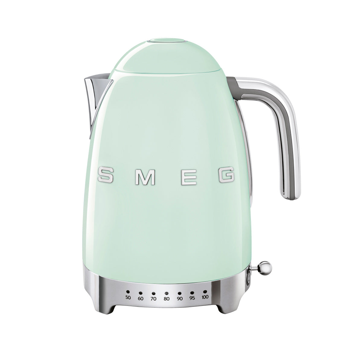 Smeg KLF04PGUK Retro Style 1.7L Jug Kettle in Pastel Green Kettles Smeg