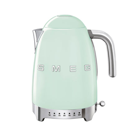 Smeg KLF04PGUK Retro Style 1.7L Jug Kettle in Pastel Green Kettles Smeg