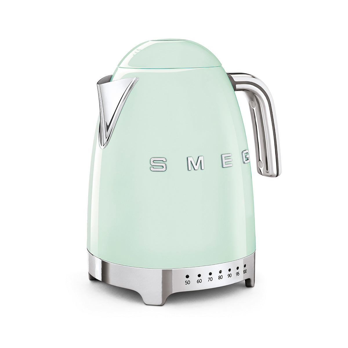Smeg KLF04PGUK Retro Style 1.7L Jug Kettle in Pastel Green Kettles Smeg