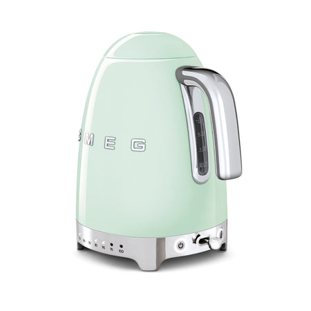 Smeg KLF04PGUK Retro Style 1.7L Jug Kettle in Pastel Green Kettles Smeg