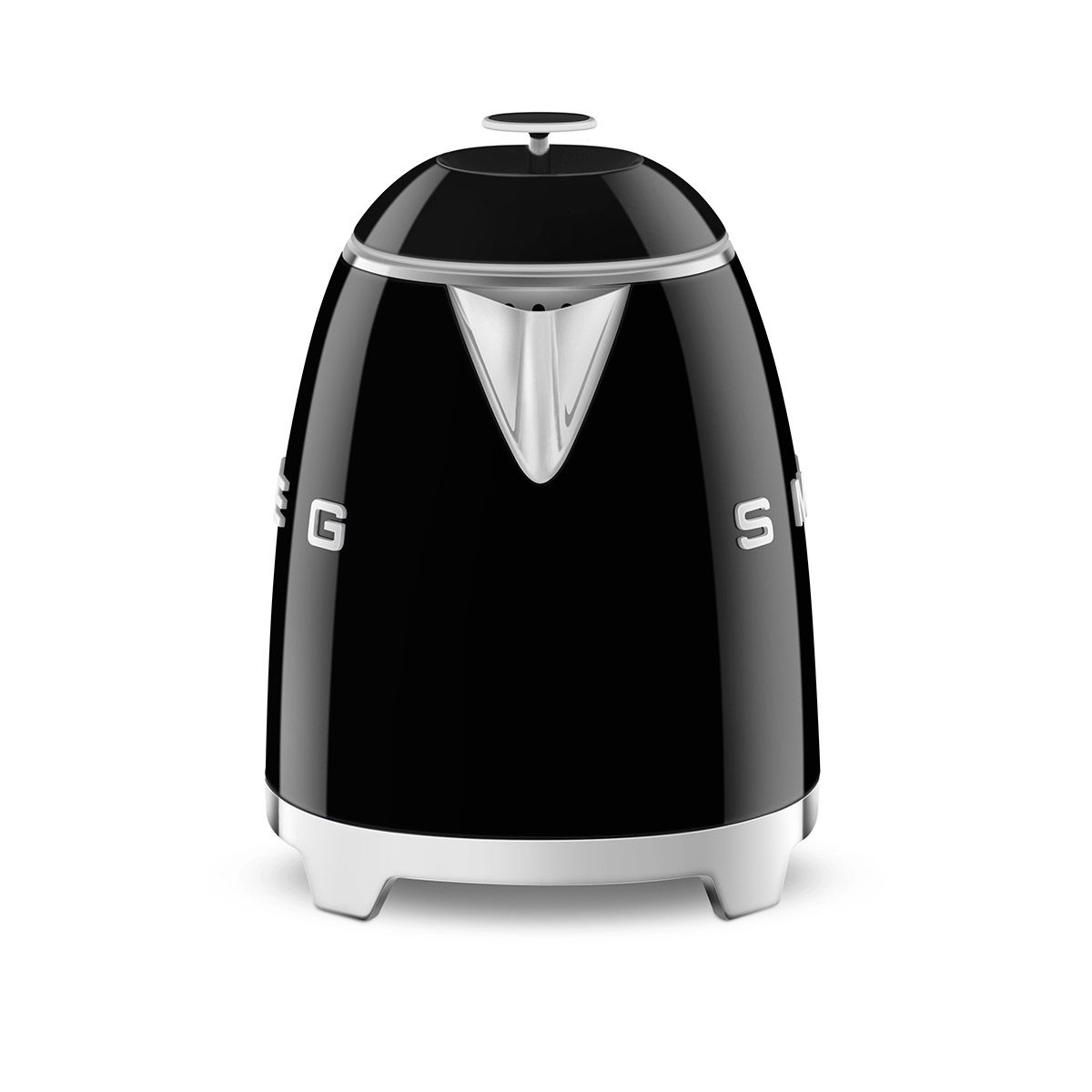 Smeg 2-Slice Toaster & Mini Kettle Set in Black Kettle and Toaster Bundles Smeg