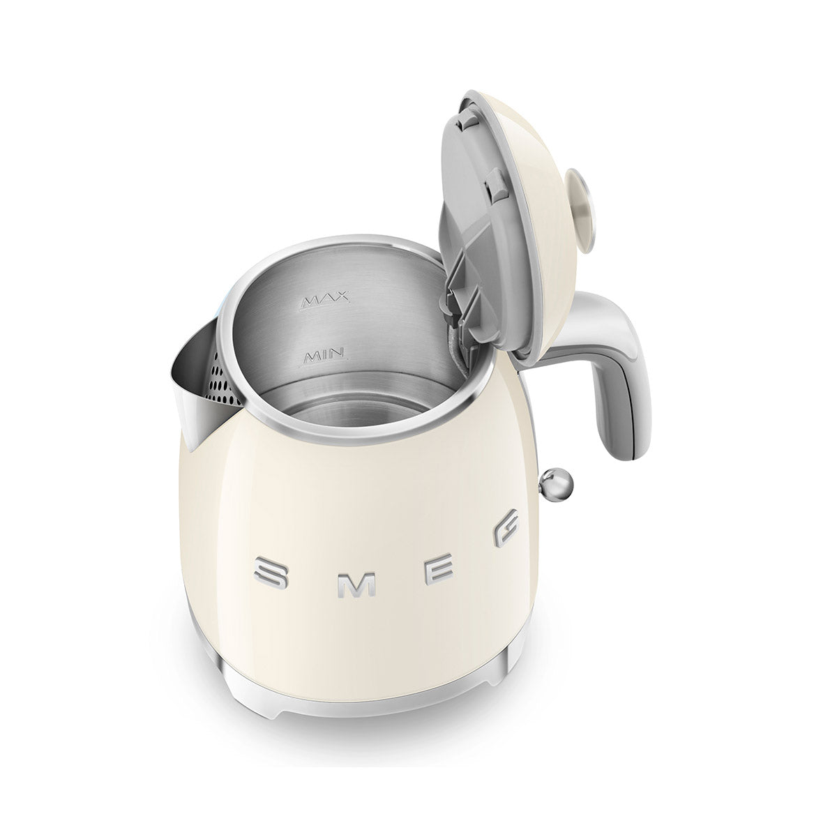 Smeg 2-Slice Toaster & Mini Kettle Set in Cream Kettle and Toaster Bundles Smeg