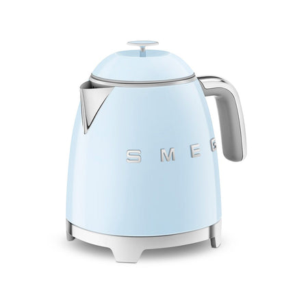 Smeg 2-Slice Toaster & Mini Kettle Set in Pastel Blue Kettle and Toaster Bundles Smeg