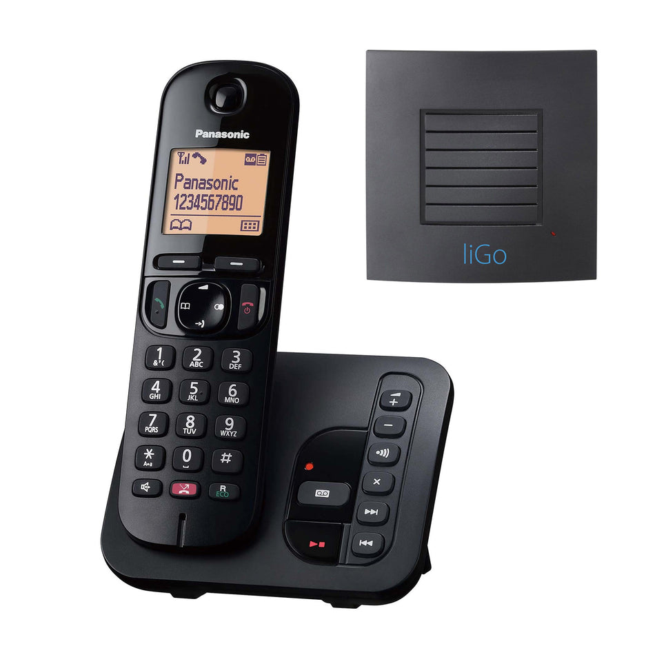 Panasonic KX-TGC260EB Long Range Cordless Phone Landline Phones Panasonic