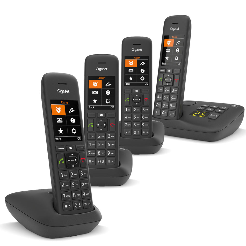 Gigaset Premium C575A Cordless Phone with Answer Machine Gigaset Four Handsets