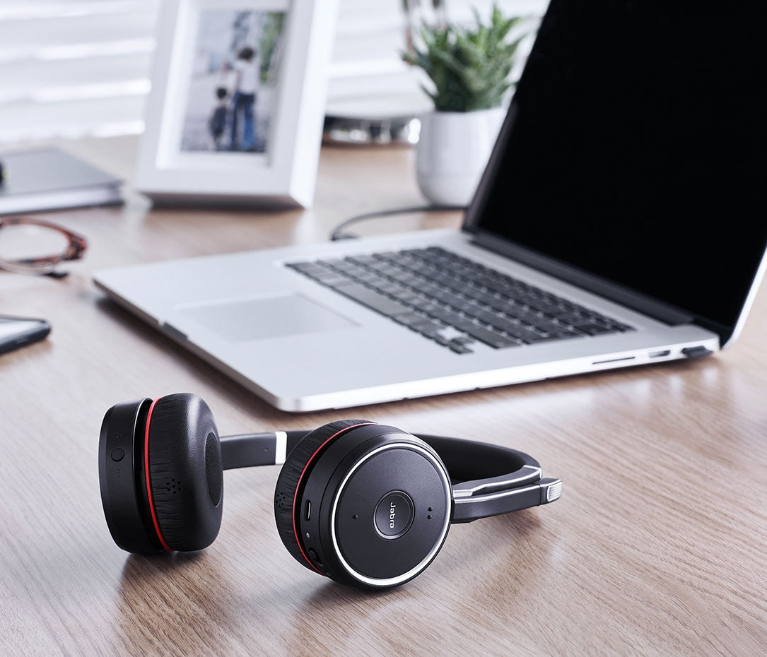 Jabra Evolve 75 MS Stereo Wireless Headset Wireless Headsets Jabra