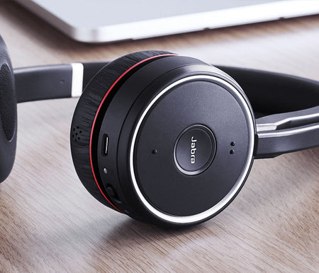 Jabra Evolve 75 MS Stereo Wireless Headset Wireless Headsets Jabra