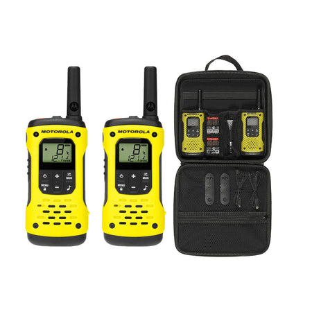 Motorola TLKR T92 License-Free Walkie Talkies, Twin Pack Two Way Radios Motorola