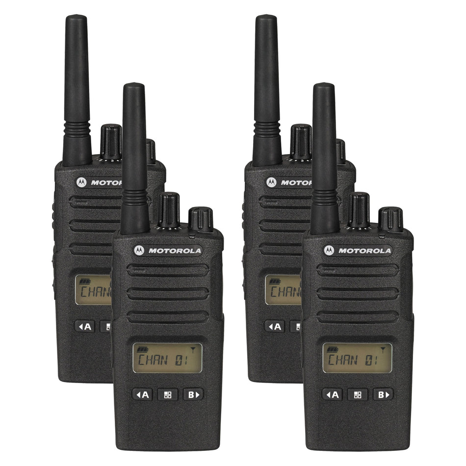 Motorola XT460 Quad Pack Two-Way Radios with Charger