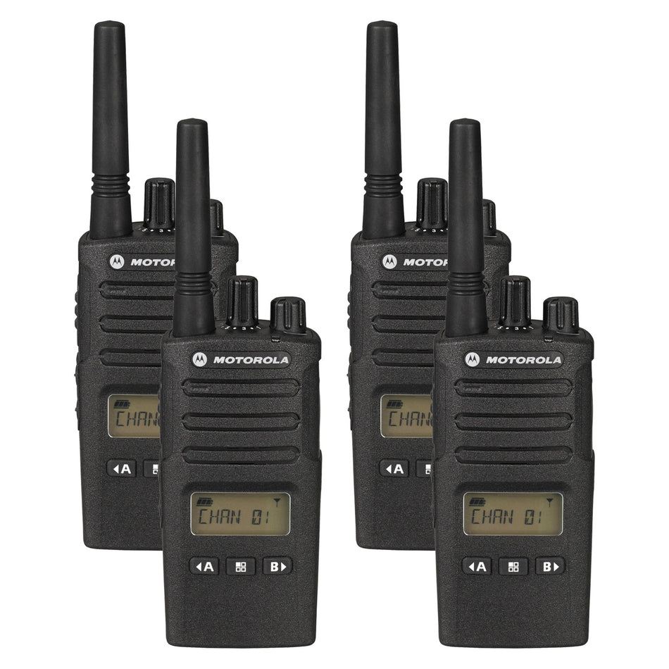 Motorola XT460 Quad Pack Two-Way Radios with Charger Two Way Radios Motorola