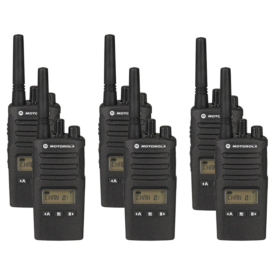 Motorola XT460 Six Pack Two-Way Radios with Charger Two Way Radios Motorola