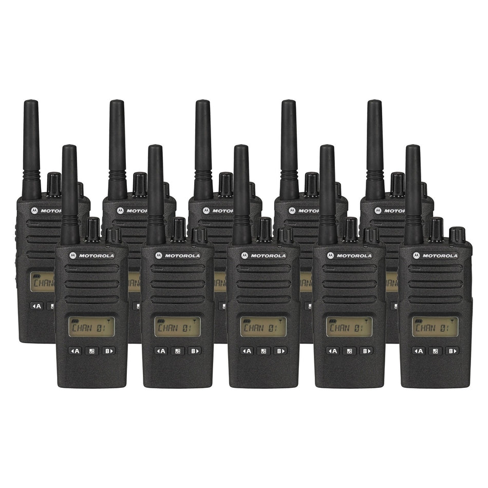 Motorola XT460 Ten Pack Two-Way Radios with Charger