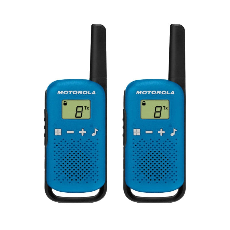 Motorola TALKABOUT T42 Twin Pack Two-Way Radios in Blue Two Way Radios Motorola