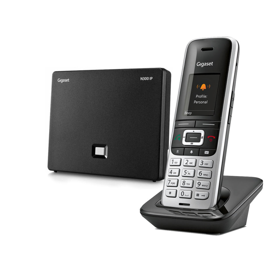 Gigaset Premium 100A VoIP Cordless Phone, Single Handset Landline Phones Gigaset