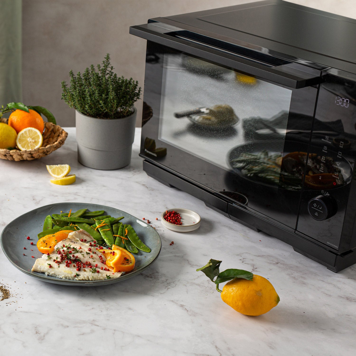Panasonic NN-DS59NBBPQ 4-in-1 Steam Combination Microwave Oven Microwaves Panasonic