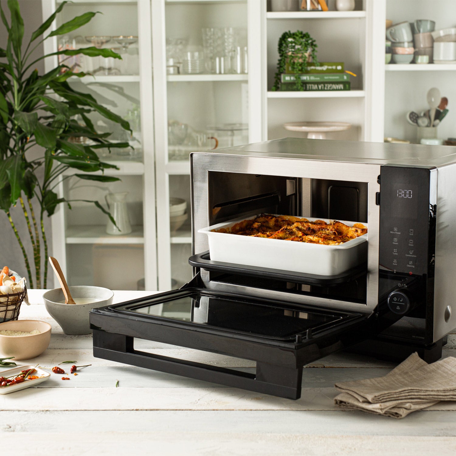 Panasonic NN-DS59NBBPQ 4-in-1 Steam Combination Microwave Oven Microwaves Panasonic