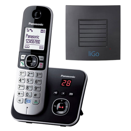 Panasonic KX-TG 6821 with Extended Range Landline Phones Panasonic