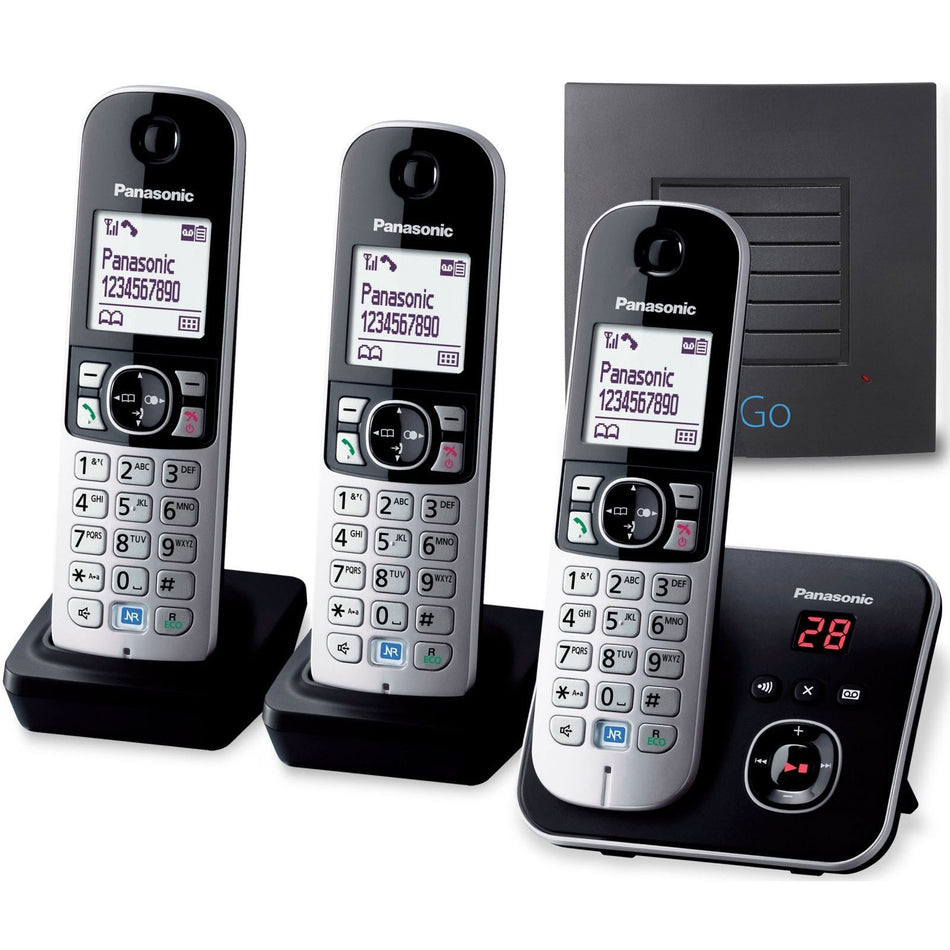 Panasonic KX-TG 6823 Trio with Extended Range Landline Phones Panasonic