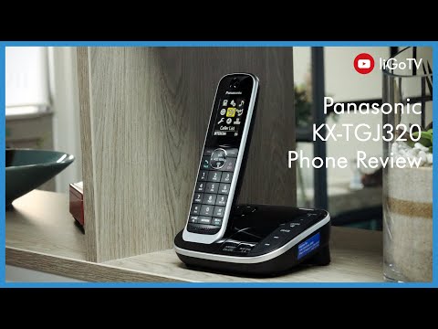 Panasonic KX-TGJ323EB Cordless Phone, Trio Handset with Nuisance Call Blocker Landline Phones Panasonic