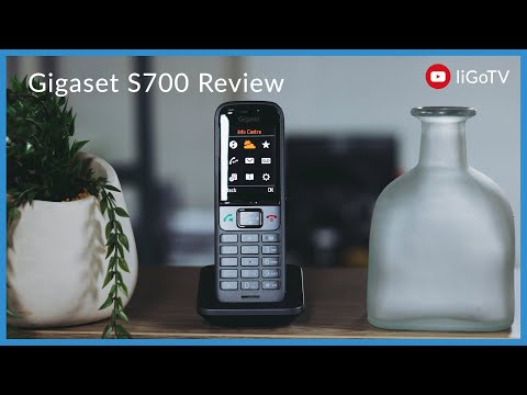 Gigaset Premium S700 VOIP Cordless Phone, Single Handset Landline Phones Gigaset