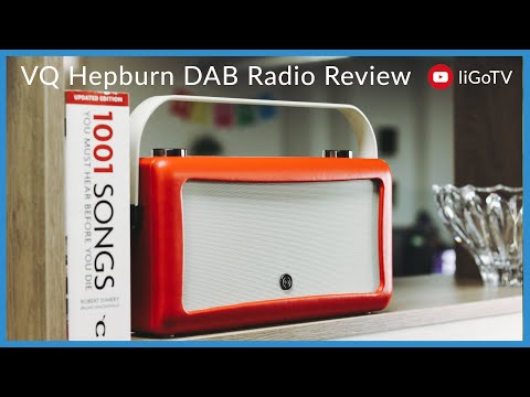 VQ Hepburn Mk II Portable DAB+/FM Radio & Bluetooth Speaker with Rechargeable Battery Pack in Red Digital Radios VQ