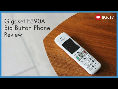 Gigaset Premium E390A Cordless Phone, Twin Handset with Big Buttons Landline Phones Gigaset