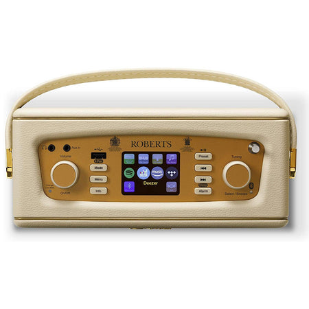 Roberts Revival iStream 3L DAB+/FM Internet Smart Radio with Bluetooth in Pastel Cream Digital Radios Roberts