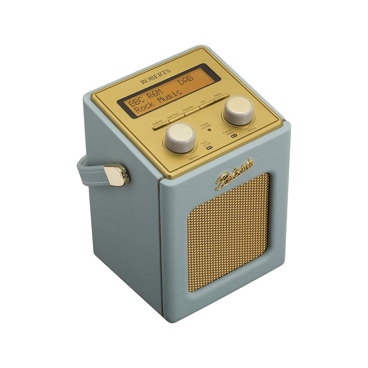 Roberts Revival Mini Portable DAB+/FM Radio in Duck Egg Digital Radios Roberts