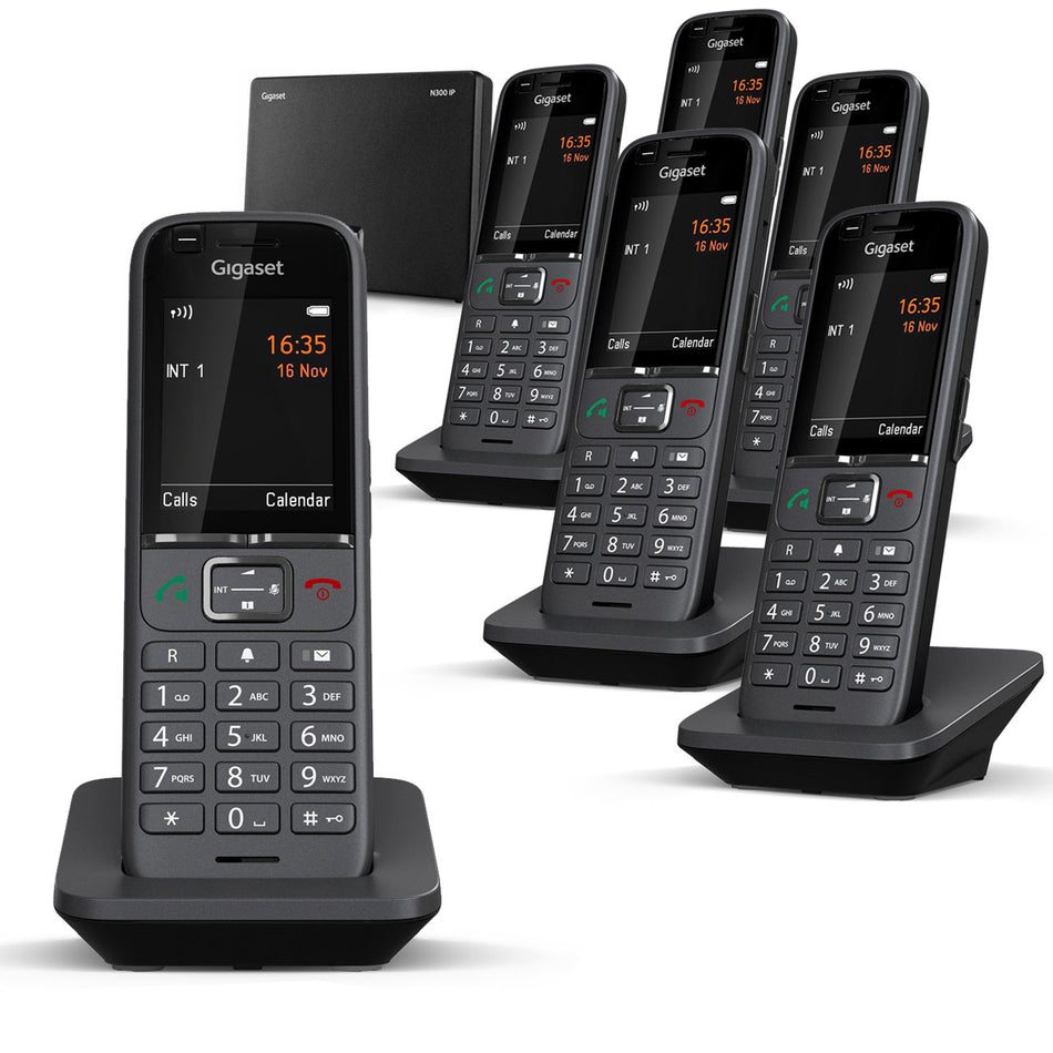 Gigaset Premium S700 VOIP Cordless Phone, Six Handsets Landline Phones Gigaset