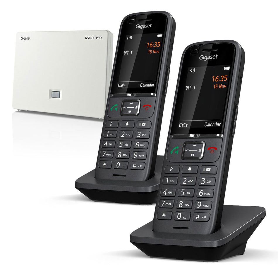 Gigaset S700 Pro VOIP Cordless Phone, Twin Handset