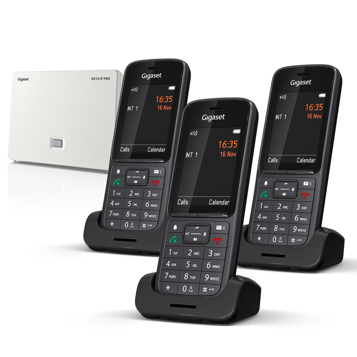 Gigaset SL800 Pro VOIP Cordless Phone, Trio Handset Landline Phones Gigaset