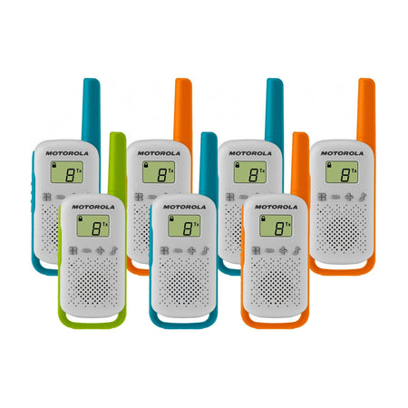 Motorola TALKABOUT T42 Seven Pack Walkie Talkies Two Way Radios Motorola