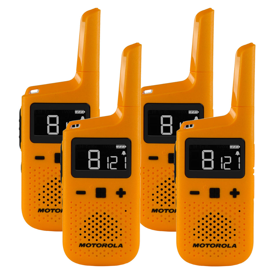 Motorola TALKABOUT T72 Quad Pack Walkie Talkies Two Way Radios Motorola