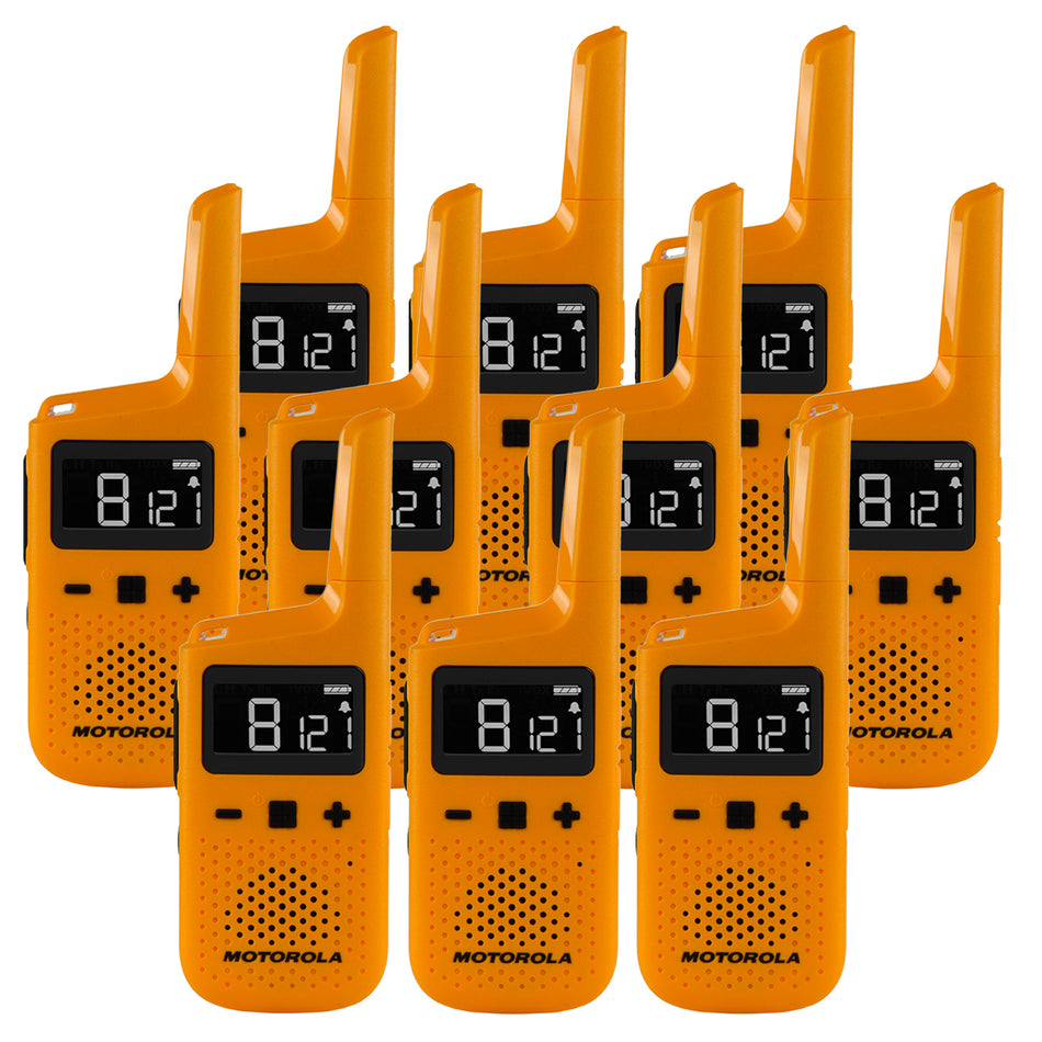 Motorola TALKABOUT T72 Ten Pack Walkie Talkies Two Way Radios Motorola
