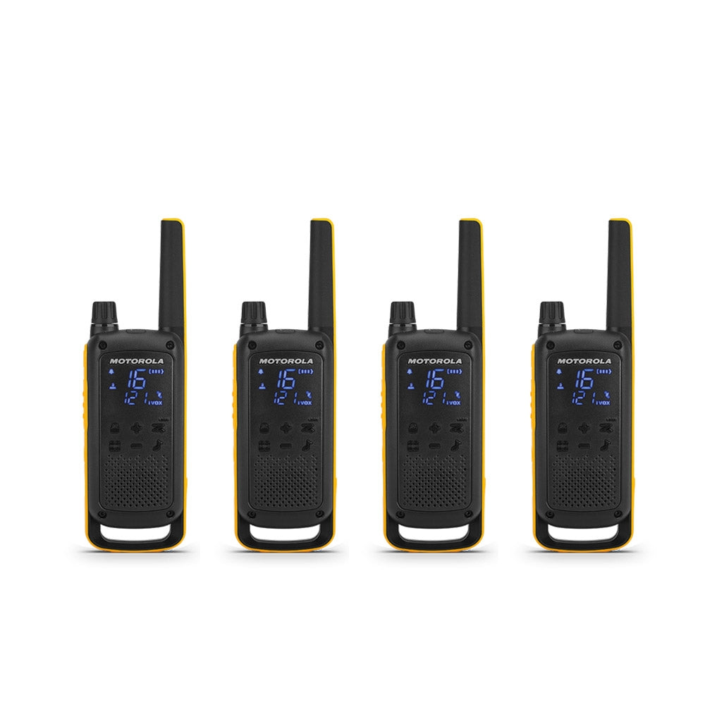 Motorola TALKABOUT T82 Extreme Quad Walkie Talkies Two Way Radios Motorola