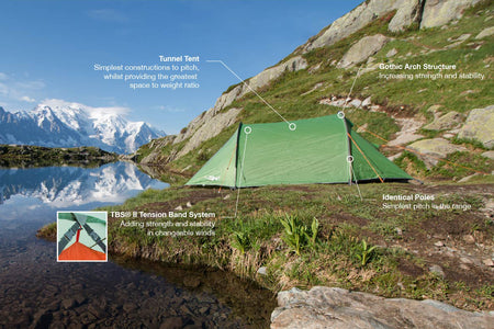 Vango Scafell 300 Plus 3-Person Trekking Tent Tents Vango
