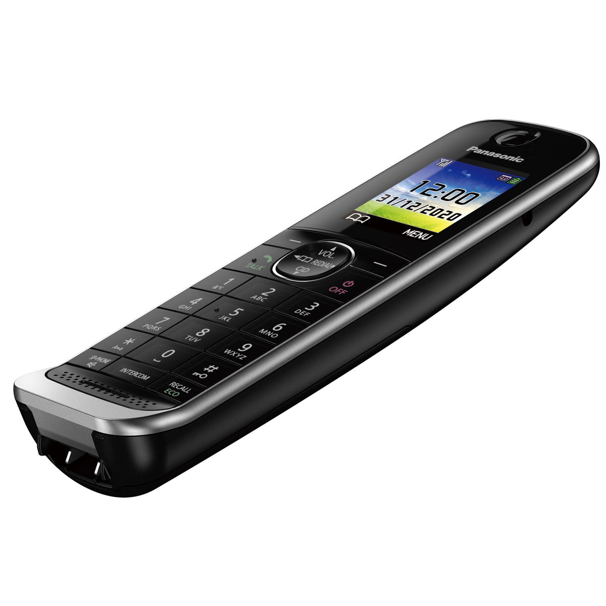 Panasonic KX-TGJ324EB Cordless Phone, Quad Handset with Nuisance Call Blocker Landline Phones Panasonic