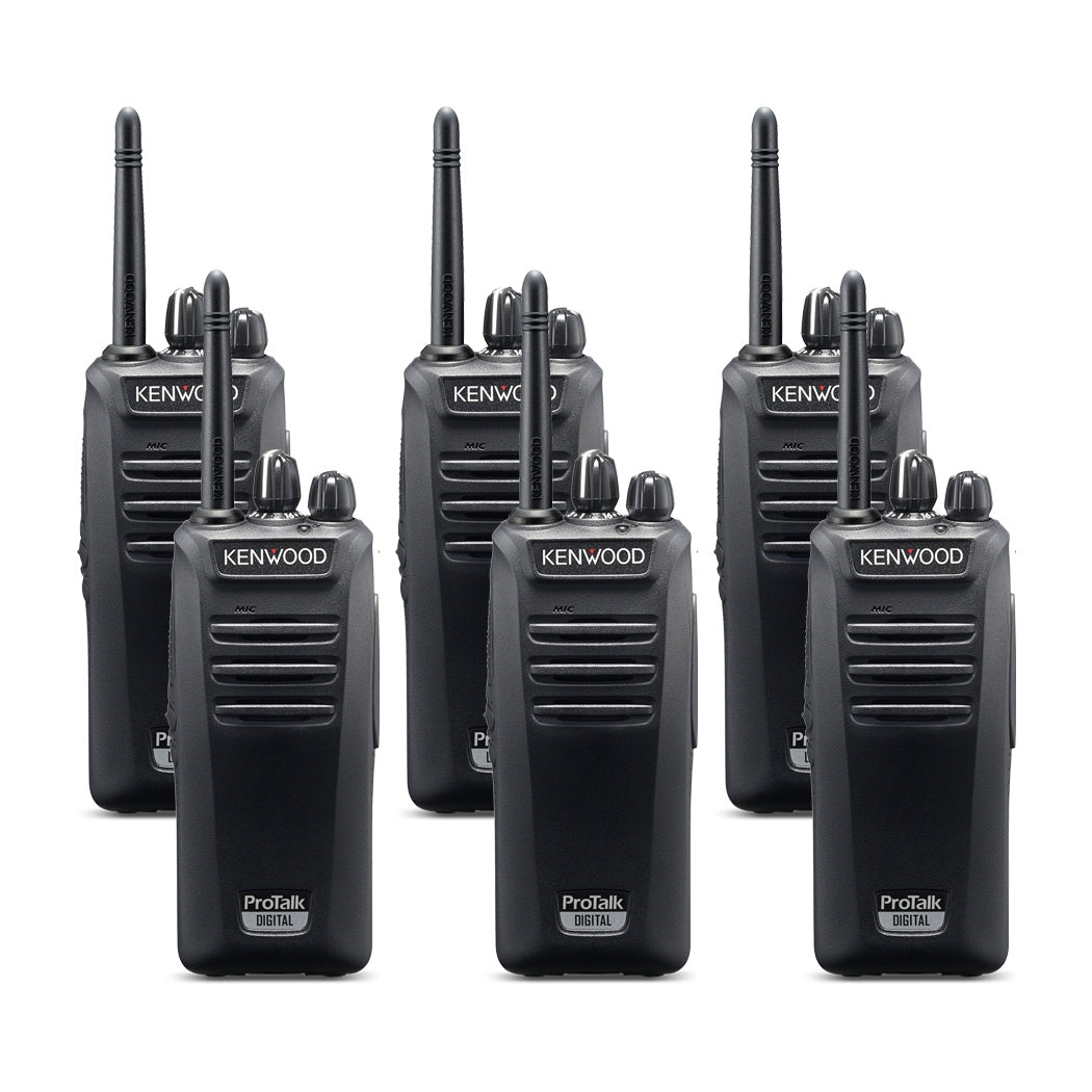 Kenwood TK-3041DT Six Pack Digital Two Way Radios Two Way Radios Kenwood