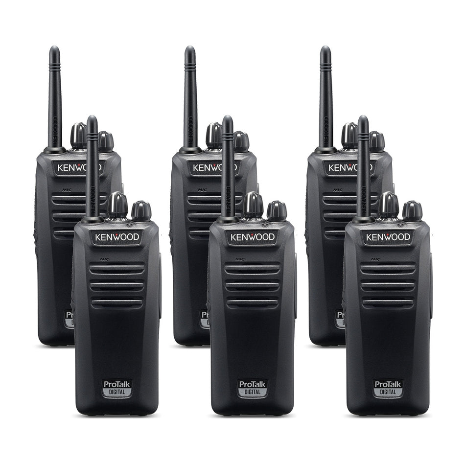 Kenwood TK-3041DT Six Pack Digital Two Way Radios Two Way Radios Kenwood