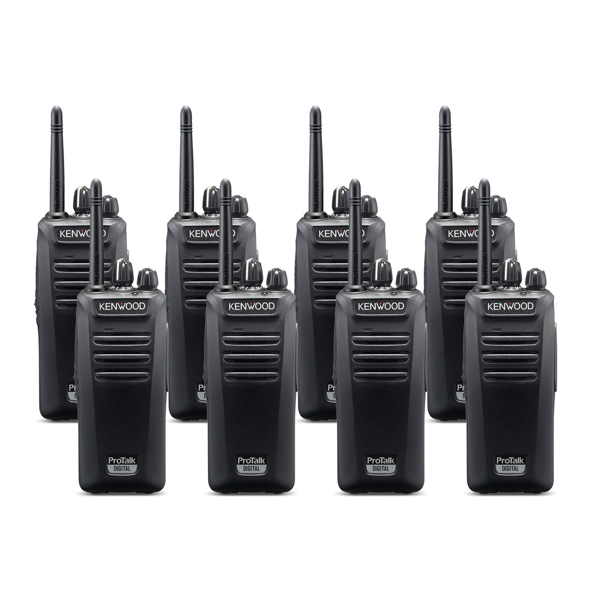 Kenwood TK-3041DT Eight Pack Digital Two Way Radios Two Way Radios Kenwood