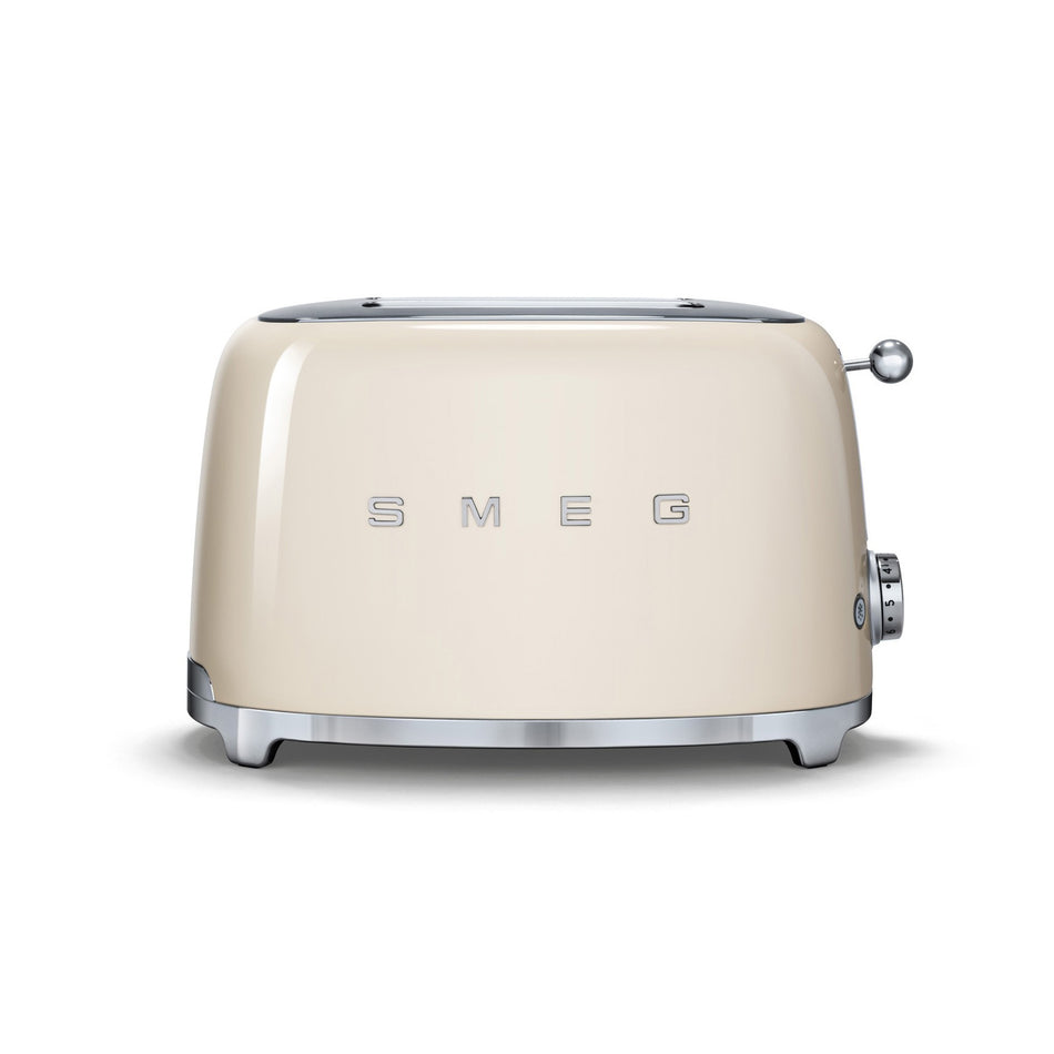 Smeg 2 Slice Toaster in Cream Toasters Smeg