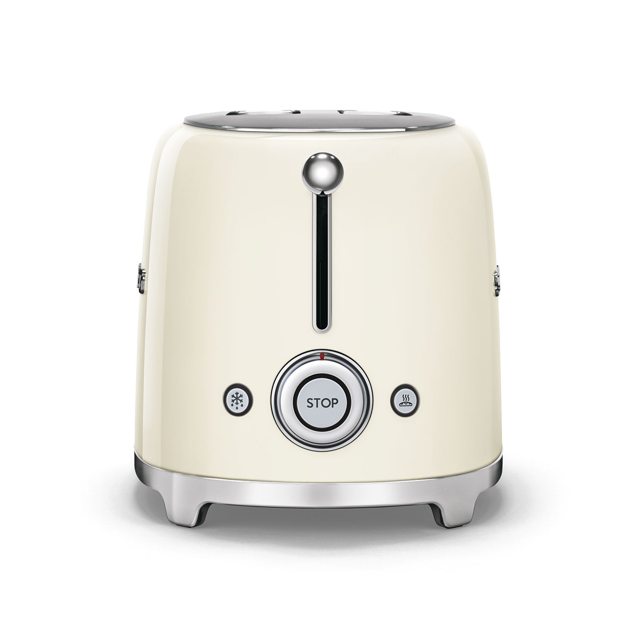 Smeg 2-Slice Toaster & Mini Kettle Set in Cream Kettle and Toaster Bundles Smeg