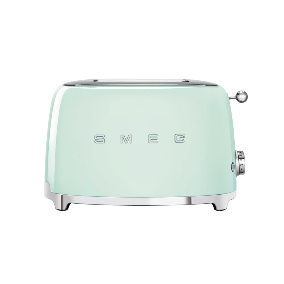 Smeg 2 Slice Toaster in Pastel Green