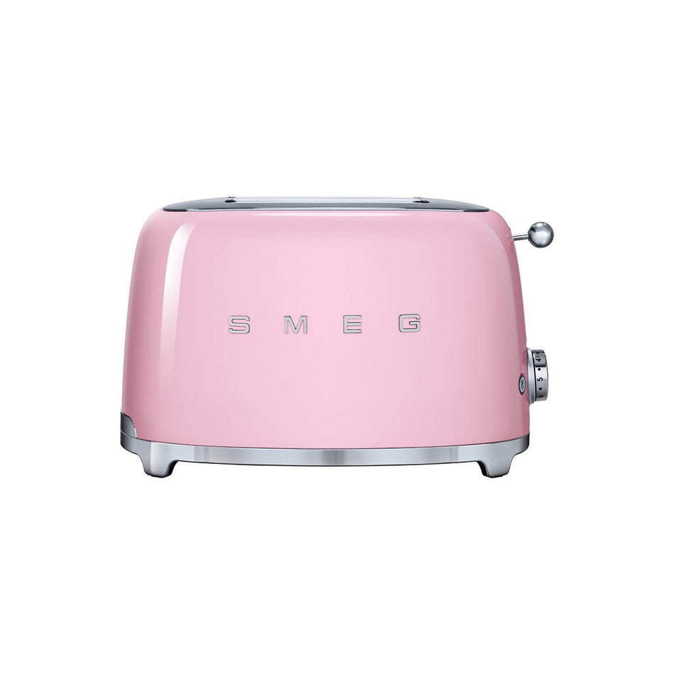 Smeg 2 Slice Toaster in Pink Toasters Smeg