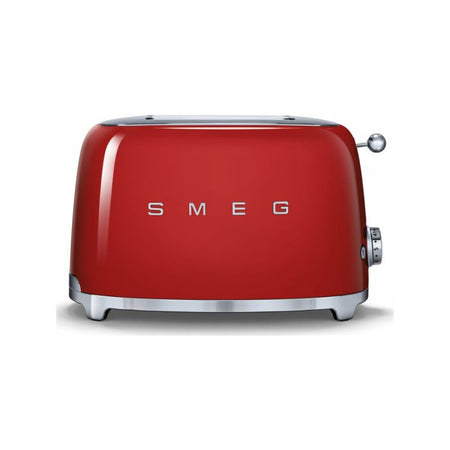 Smeg 2-Slice Toaster & Mini Kettle Set in Red Kettle and Toaster Bundles Smeg