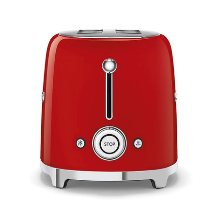 Smeg 2-Slice Toaster & Mini Kettle Set in Red Kettle and Toaster Bundles Smeg