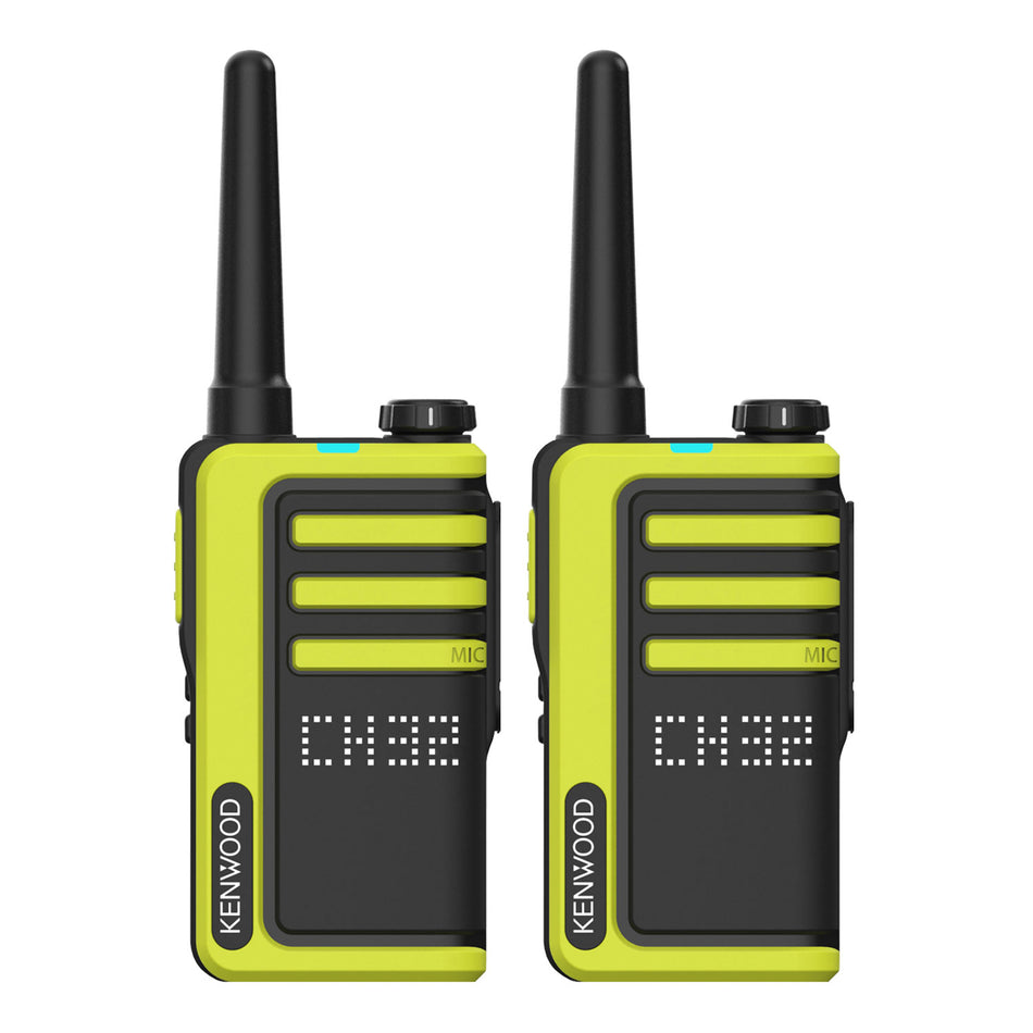 Kenwood UBZ-LJ9SET License-free Walkie Talkies, Twin Pack Two Way Radios Kenwood