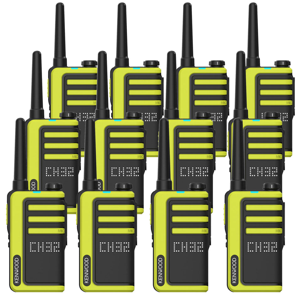 Kenwood UBZ-LJ9SET License-free Walkie Talkies, Twelve Pack