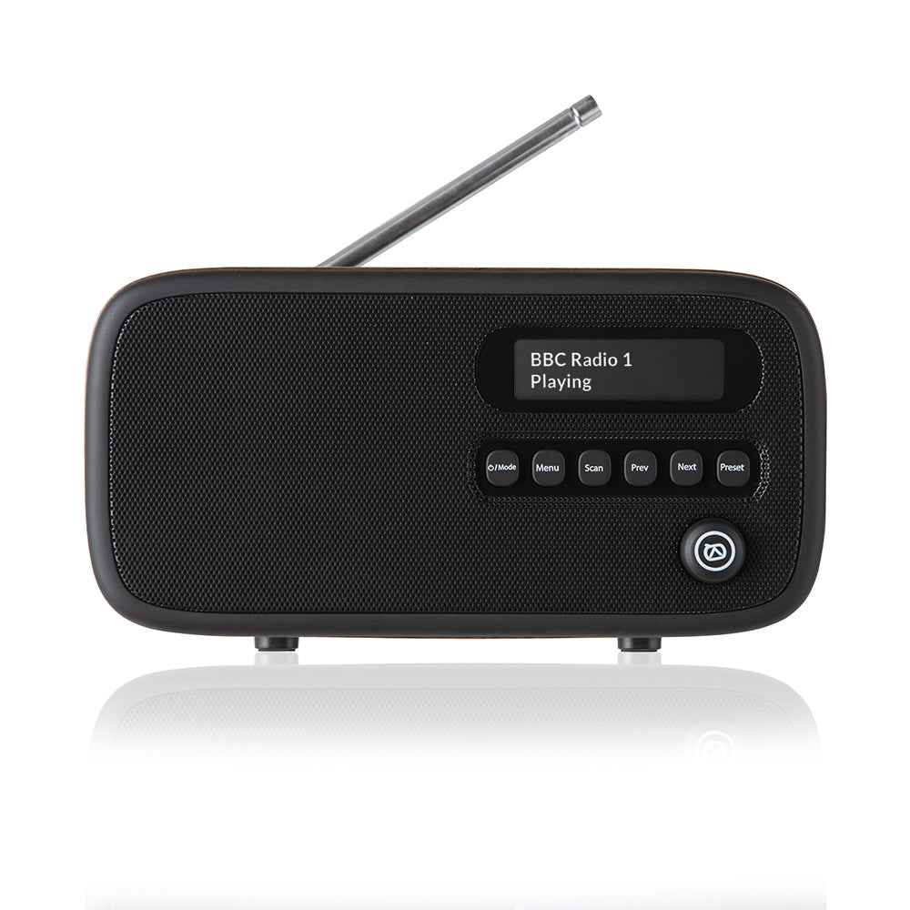 VQ Dexter Portable DAB/FM Radio in Walnut Digital Radios VQ